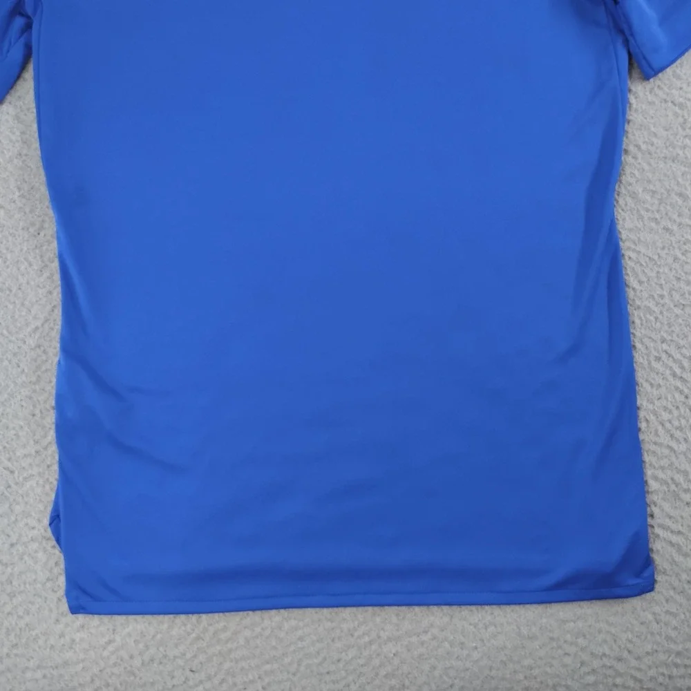Florida Gators Shirt Mens Small Blue Dri Fit Jordan Polo Striped